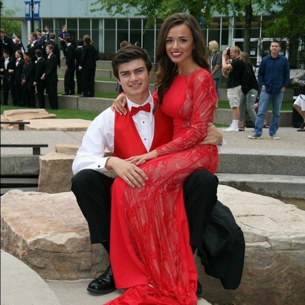 COPY - Red Floor Length Dress